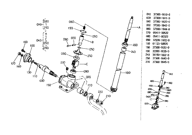 Manual Steering [Component Parts]