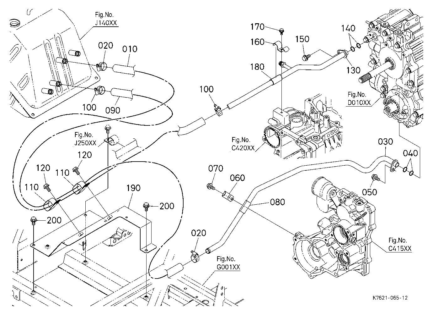 Hydraulic Oil Line (Hst)