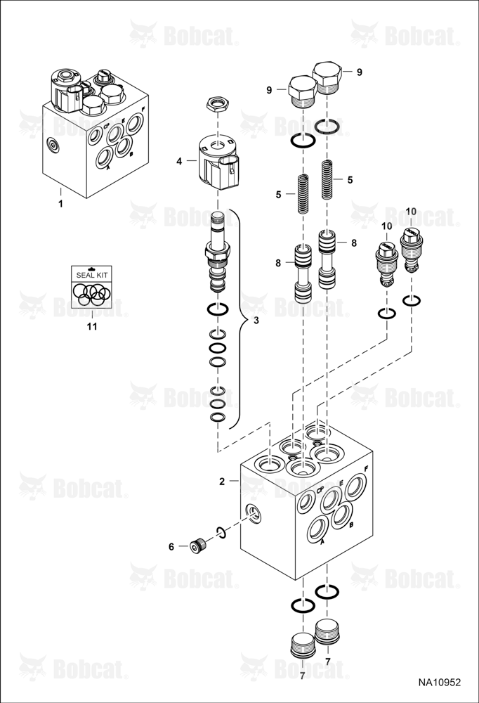 Secondary AUX Manifold