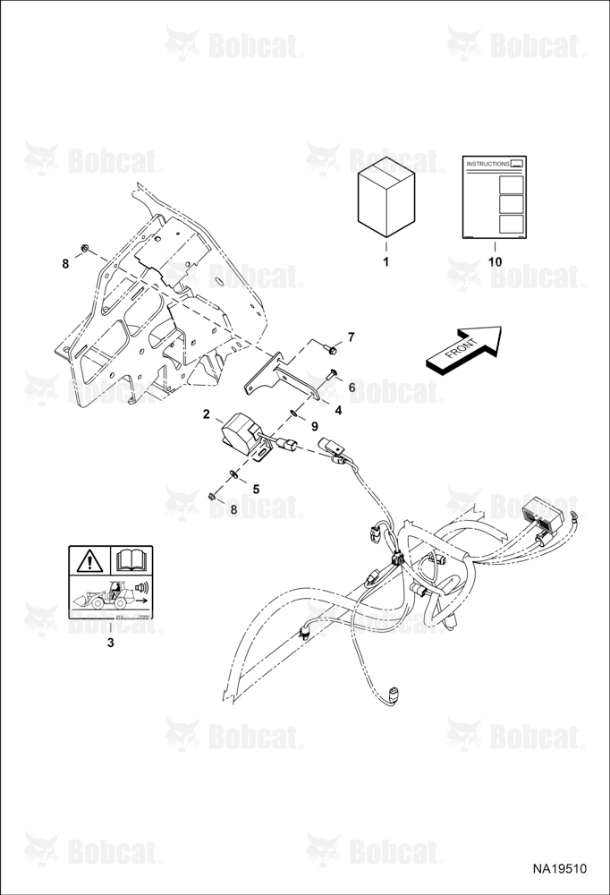 BACK-UP Alarm Kit B53B11001 - B53B12078