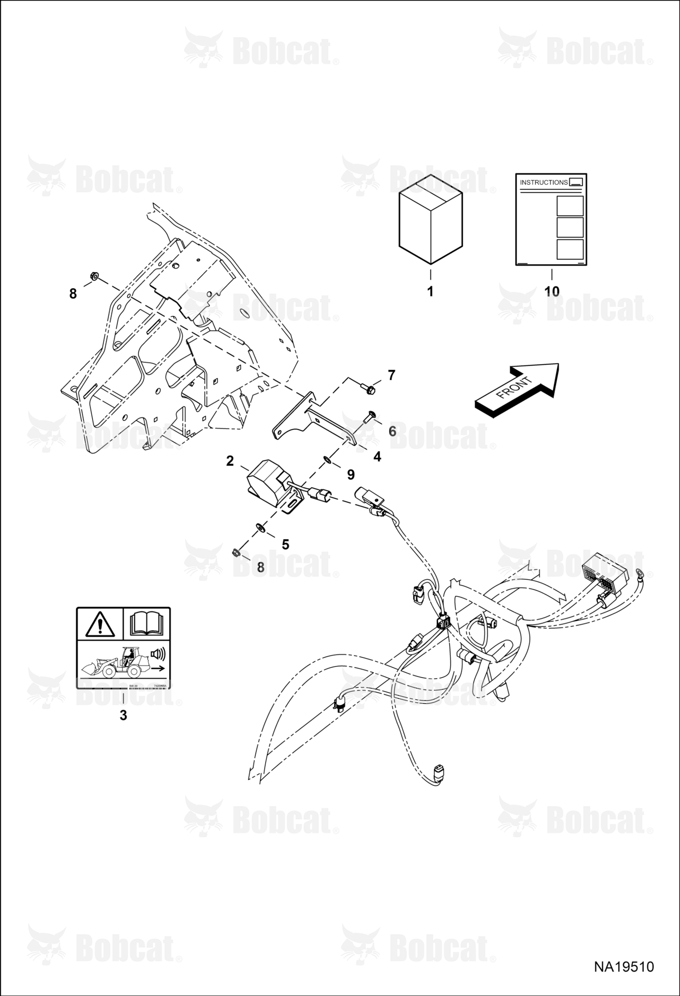BACK-UP Alarm Kit  B53C11001 - B53C12241