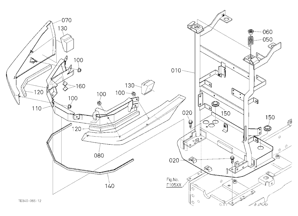 Hood (Bonnet) Front Support [Old]