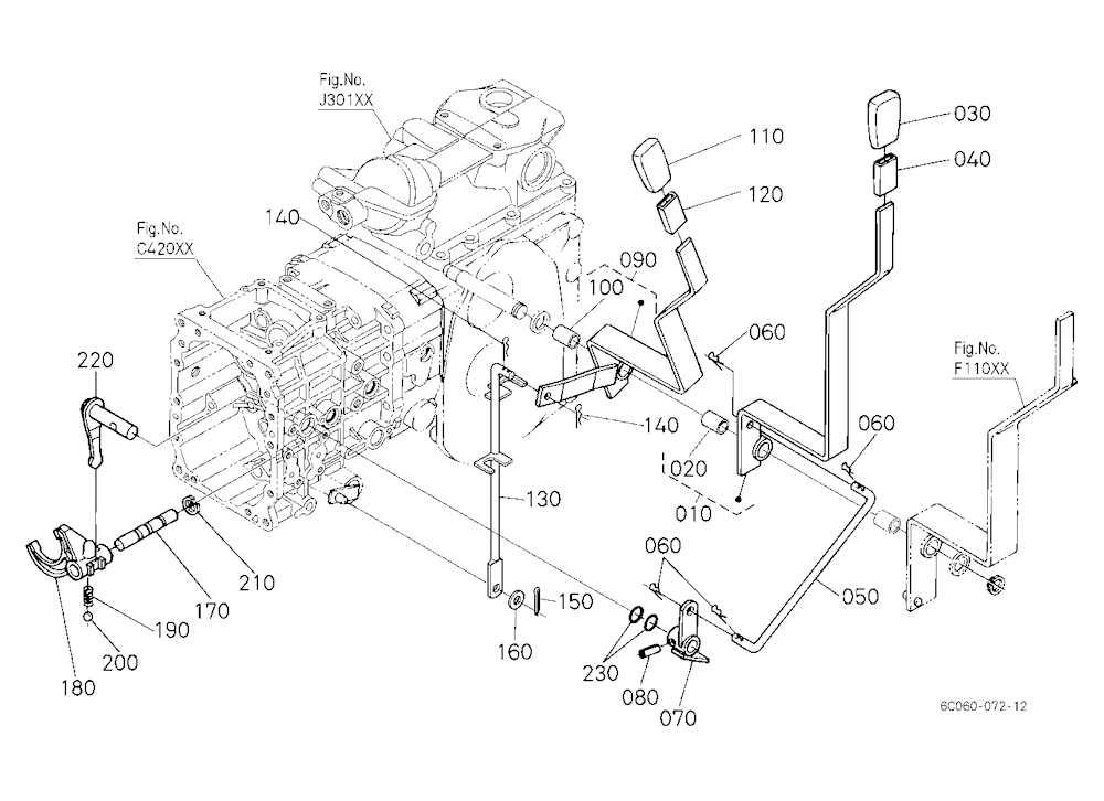 Pto Gear Shift Lever [Mid Pto Type]