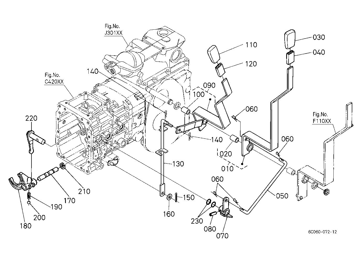 Pto Gear Shift Lever [Mid Pto Type]