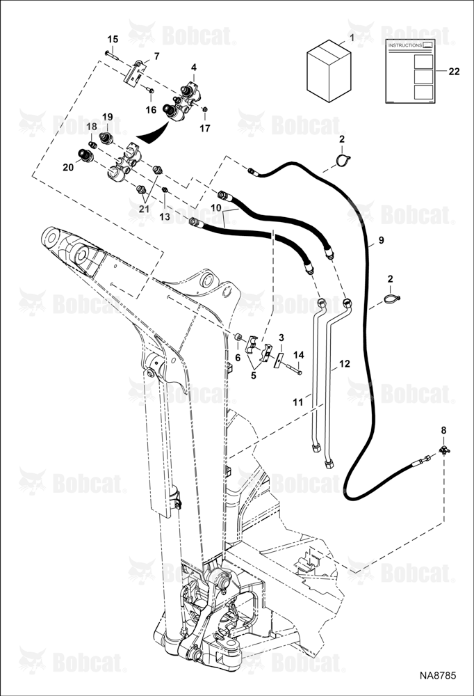 Coupler Block Kit (Extendable Arm)