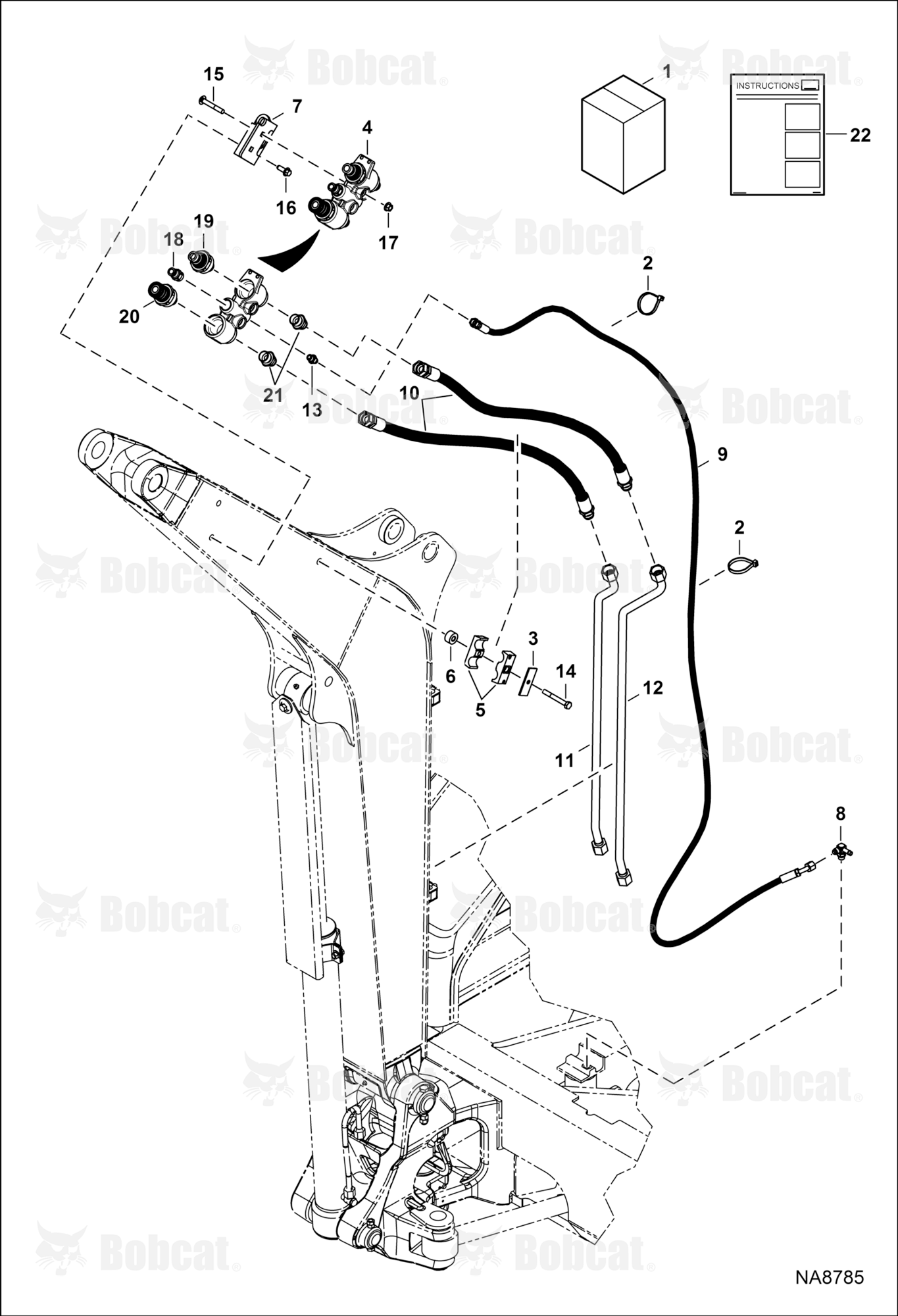 Coupler Block Kit (Extendable Arm)
