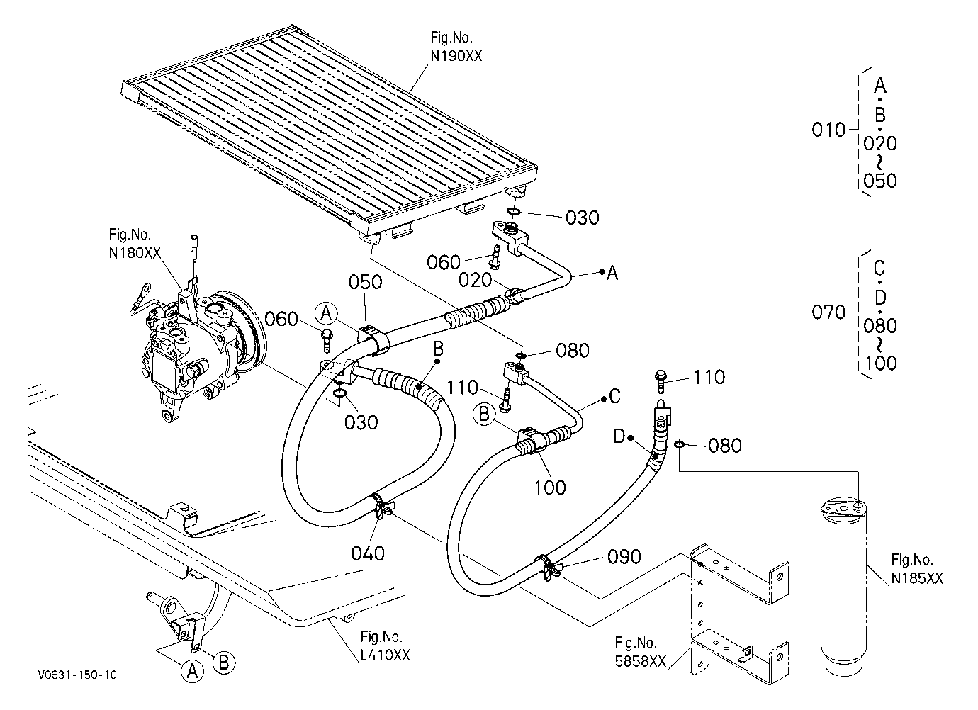 Air Conditioner Hose (Discharge)