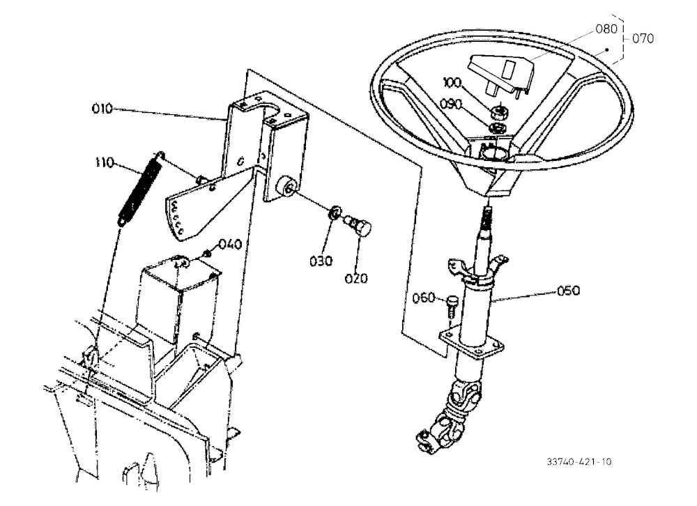 Steering Handle With Cab