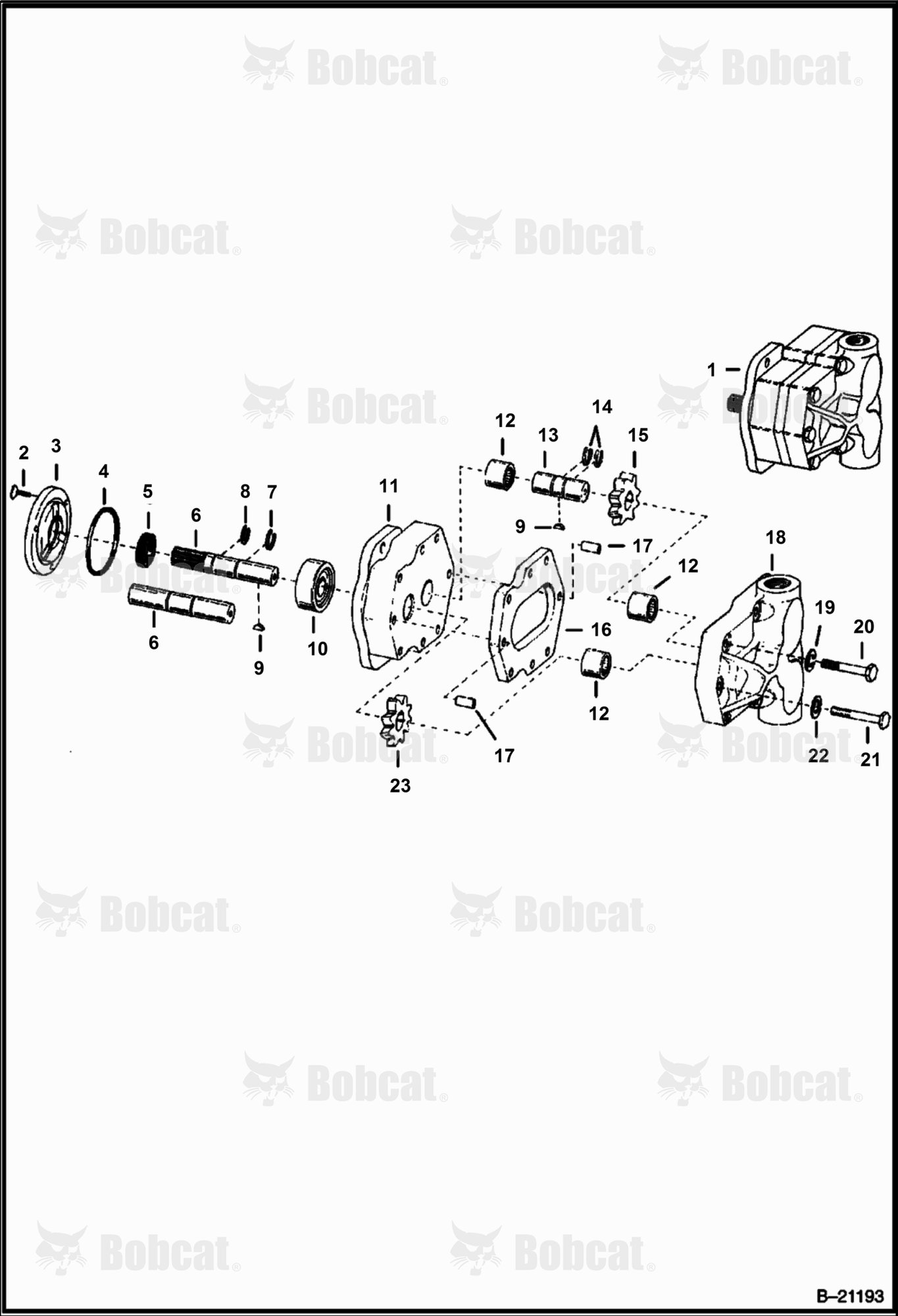 Hydraulic Pump (Counterclockwise Rotation) (M-444 & M-500)