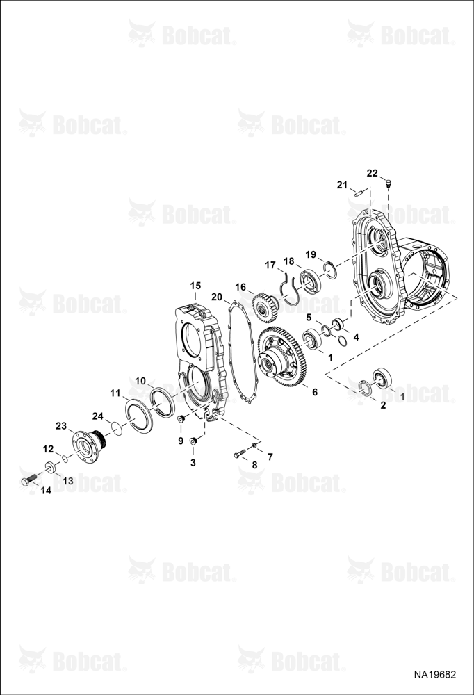Rear Axle (Gear Box) B53D11001 - B53D11999