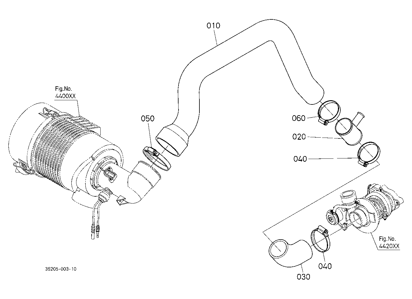 Inlet Pipe (Air Cleaner) [A]