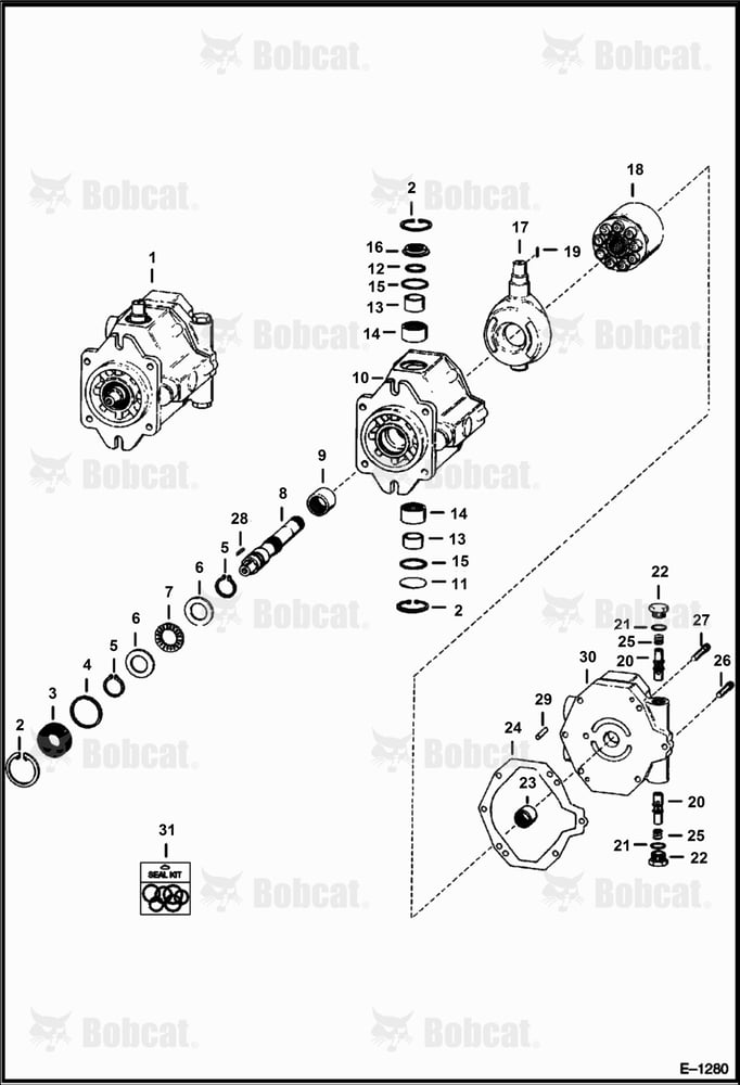 Hydrostatic Pump (Rear)