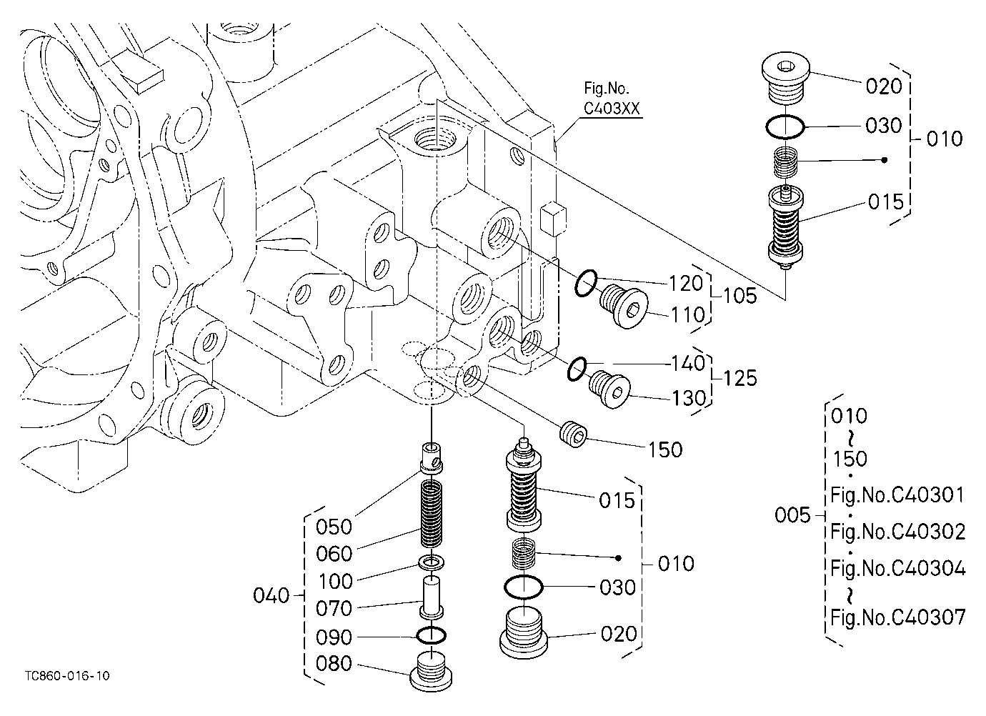 Hst (Relief Valve) [Component Parts]