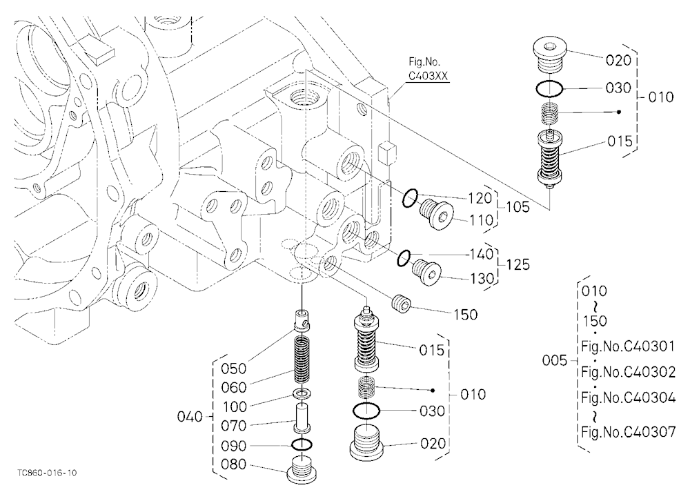 Hst (Relief Valve) [Component Parts]