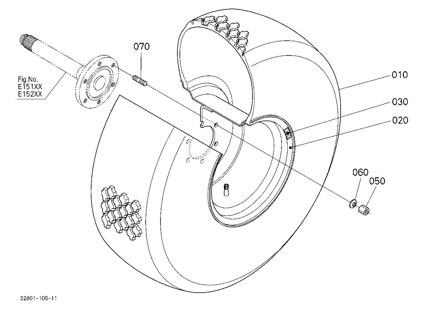 Rear Wheel (16.5L-16.1) [New]