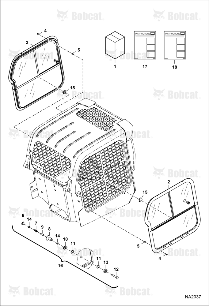 CAB Windows (Side) (Glass)
