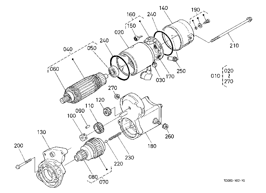 Starter [Component Parts](Not For Reman Unit)