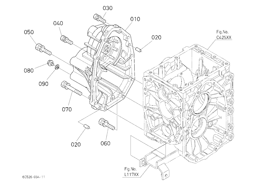 Rear Axle Case Rh