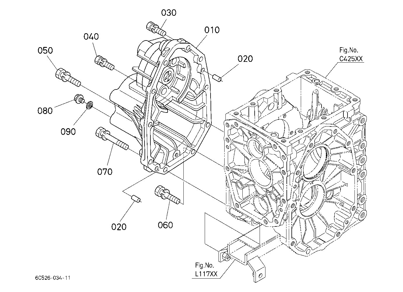 Rear Axle Case Rh