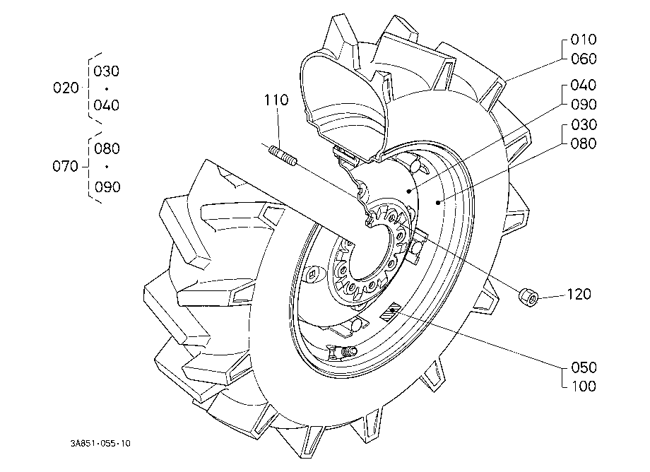 Front Wheel (12.4R24)