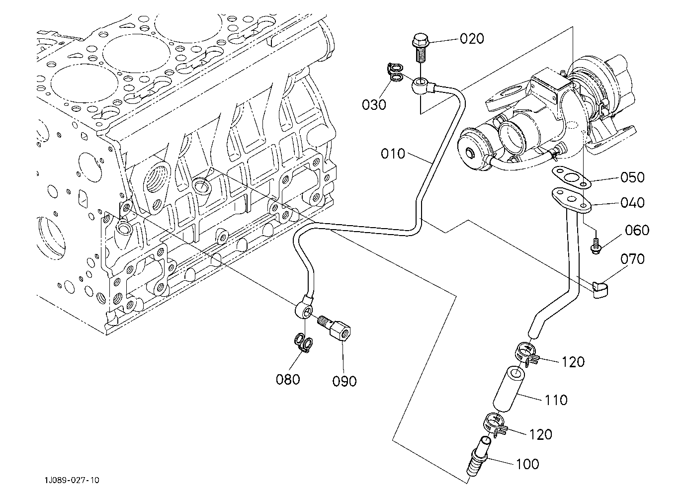 Oil Pipe (Turbo Charger)