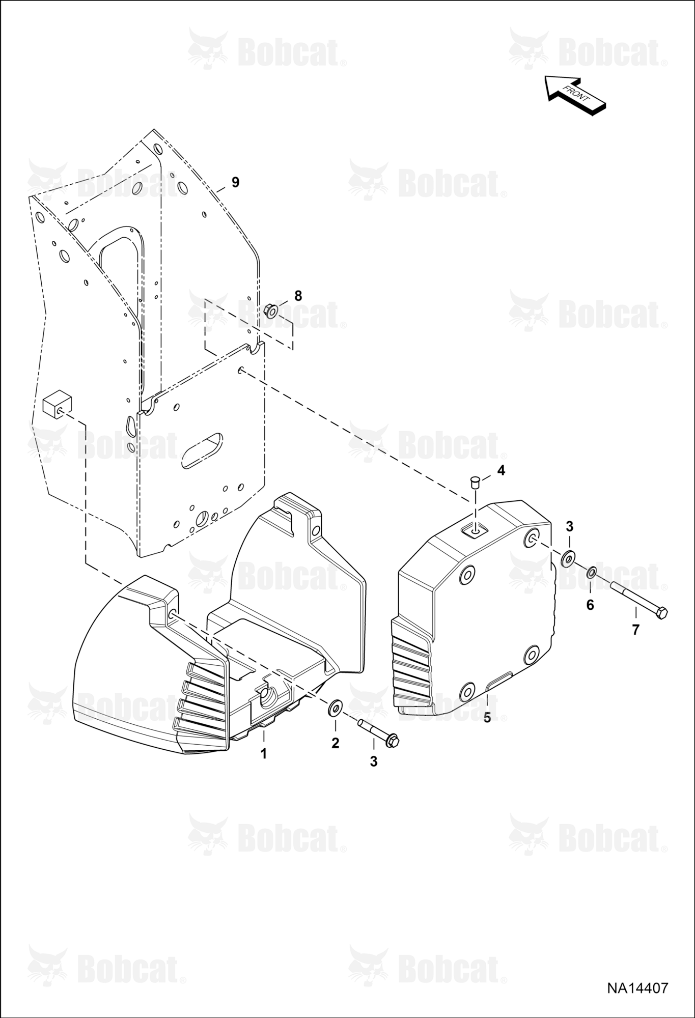 Counterweight  B54B11001 & Above, B54D11001 & Above