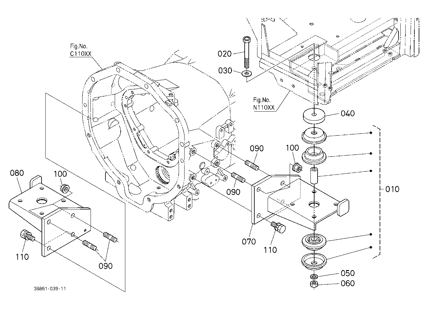 Cab Bracket Front
