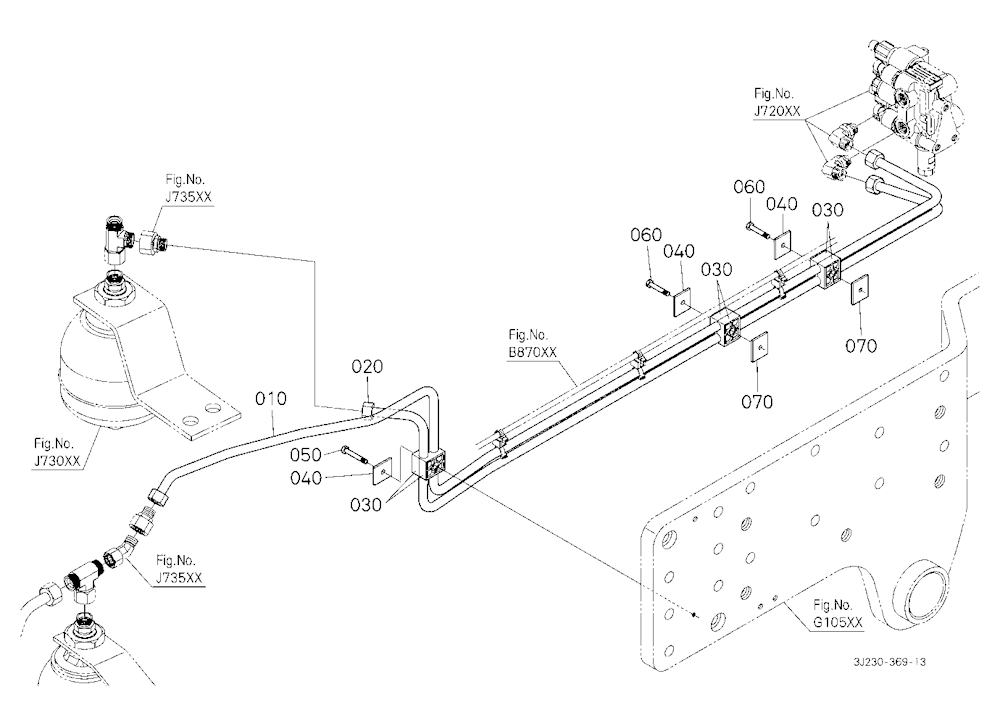 Front Suspension Valve Pipe (Front) [With Front Su