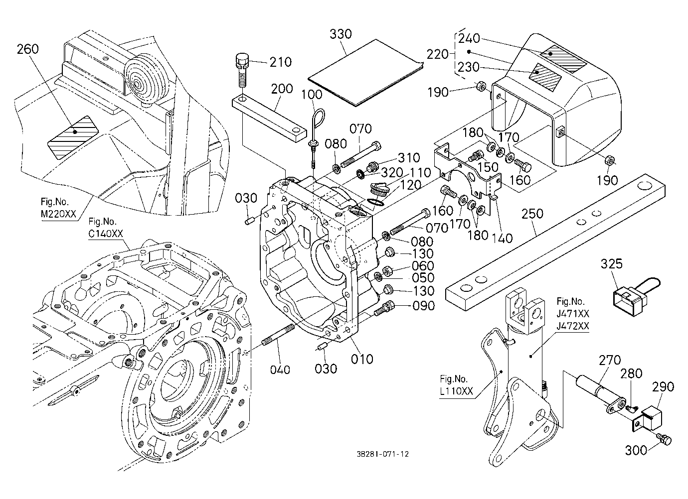 Pto (540/1000) Conversion Kit (Gear Case) [A] [Opt