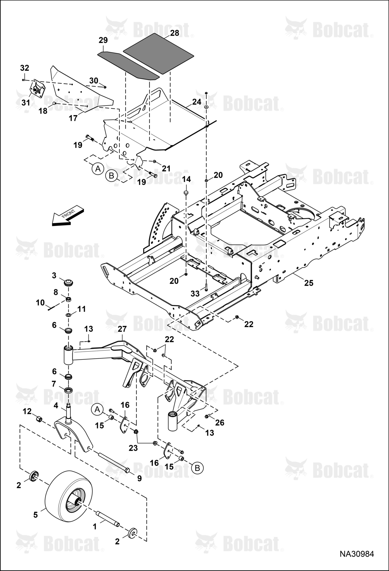 Frame & Caster Assembly