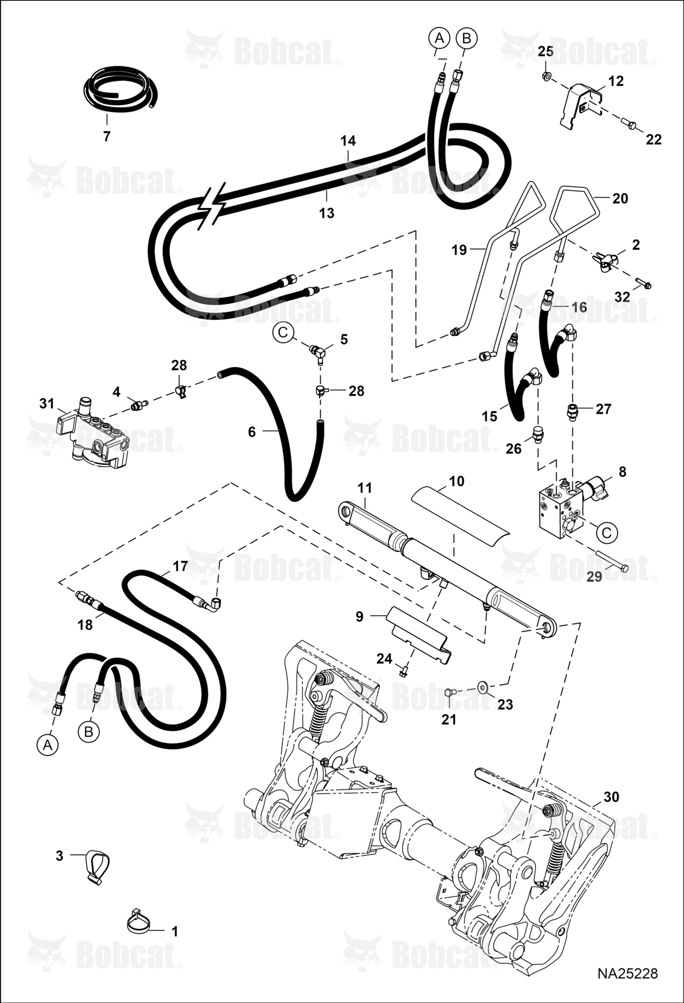 Hydraulic Circuitry (Power Bob-Tach)