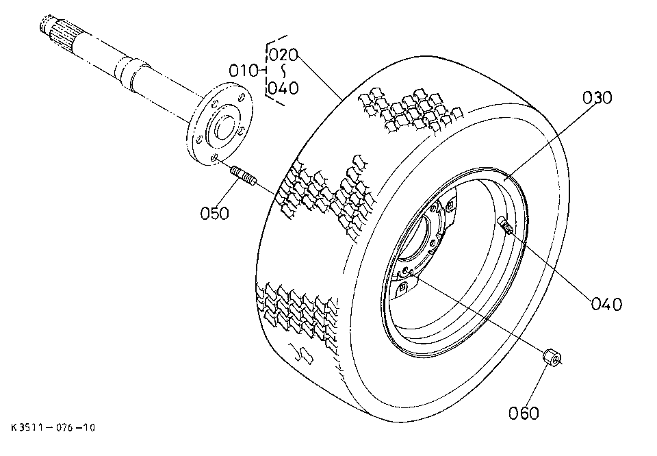 Front Wheel(23*10.5-12)