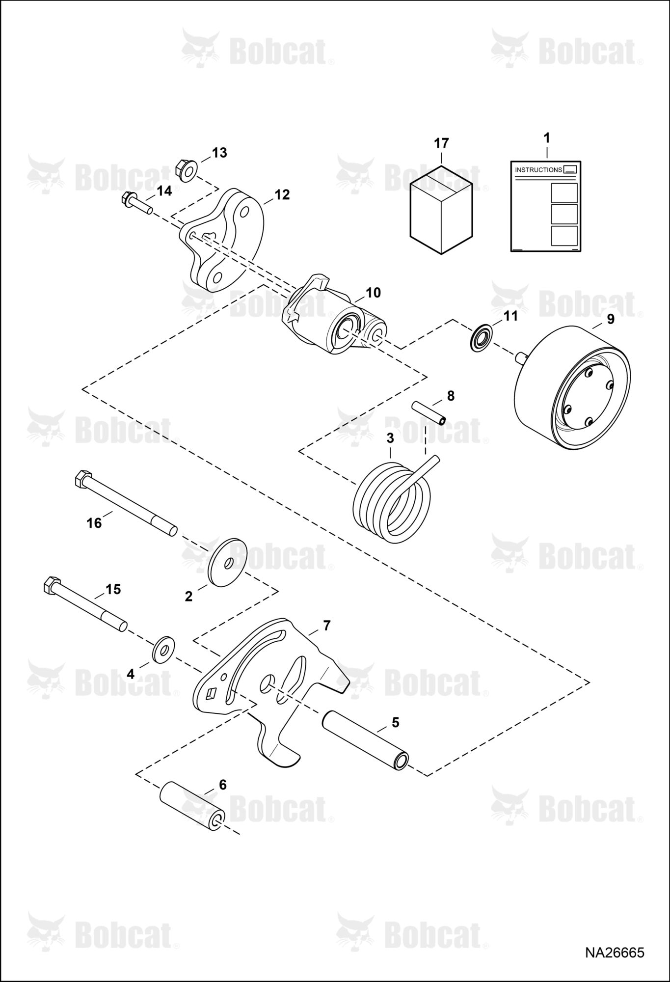 Service Tensioner Kit  B4RF13107 & Above