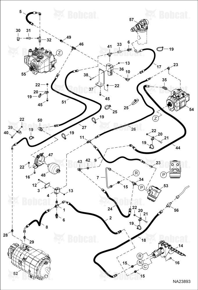 Hydraulic Circuitry (Brake System) (Italy Configuration)