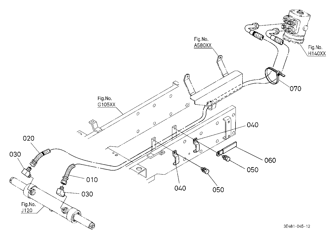 Steering Hose (Delivery) [Cab Type]