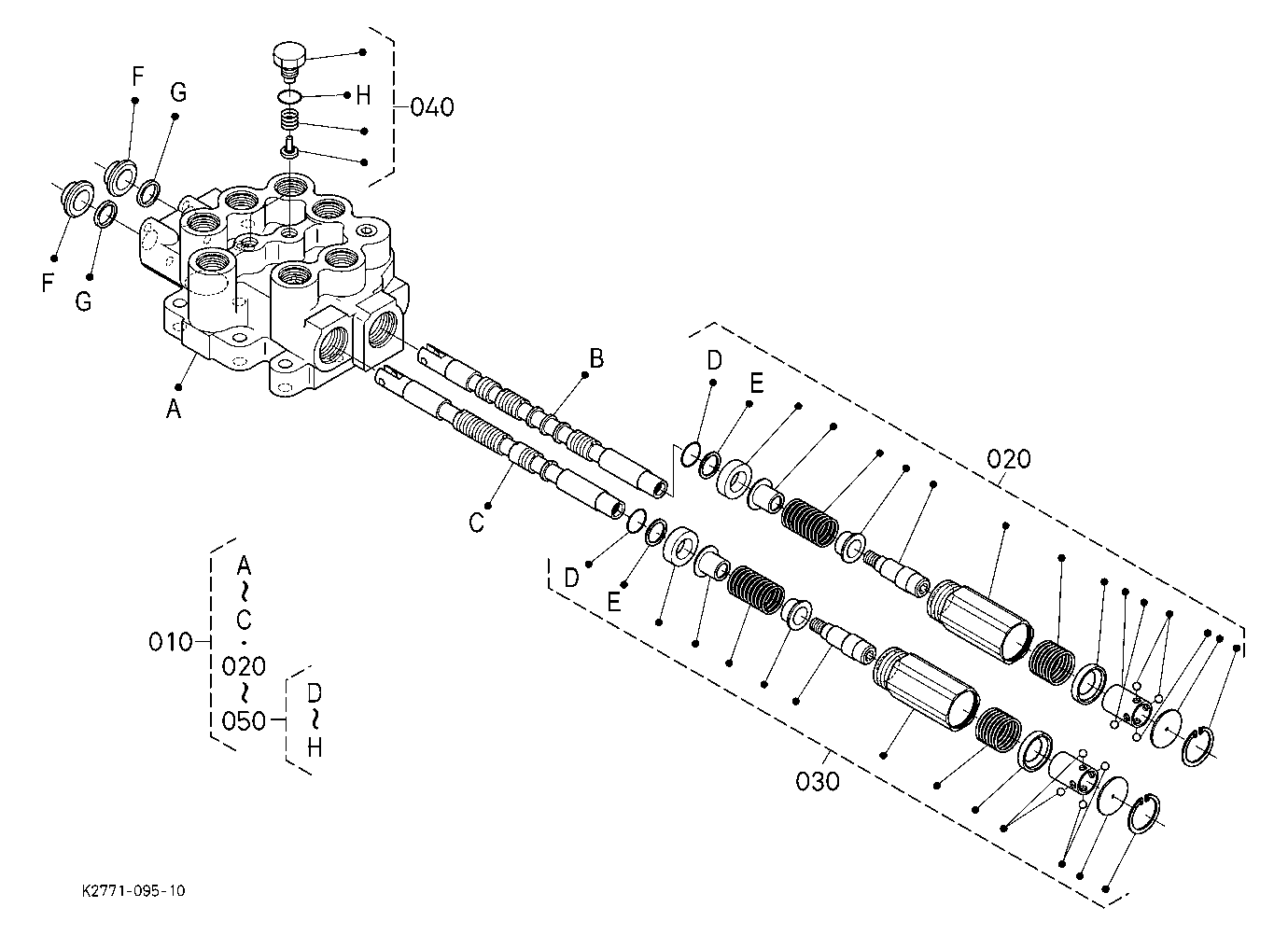 Front Control Valve Kit (Valve)[Comp.Parts][Option