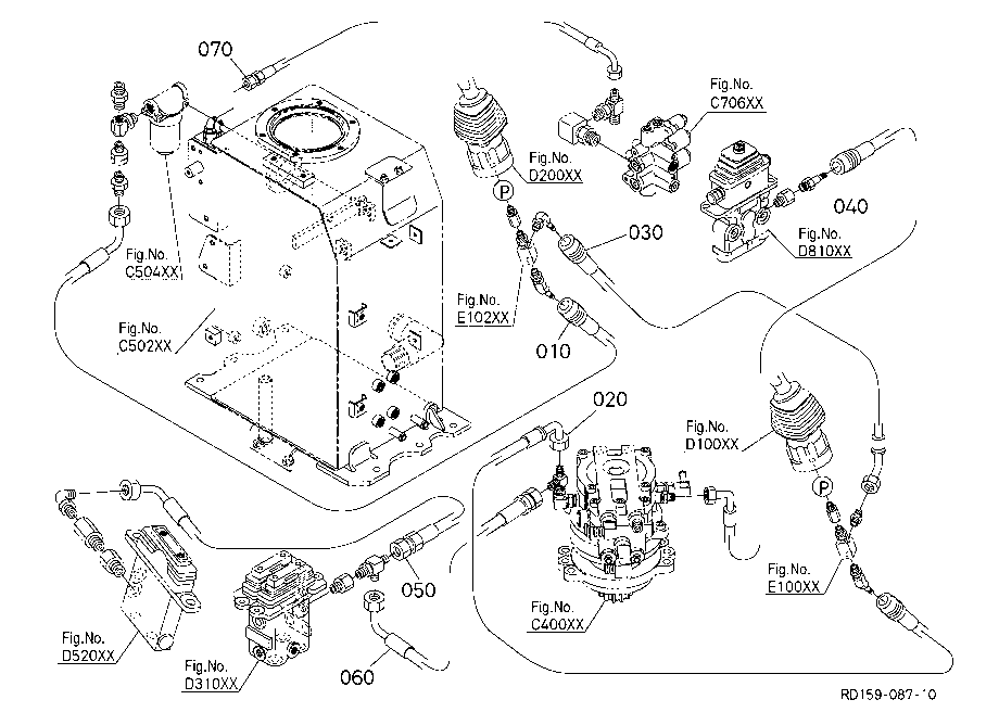 Oil Piping (Pilot P)