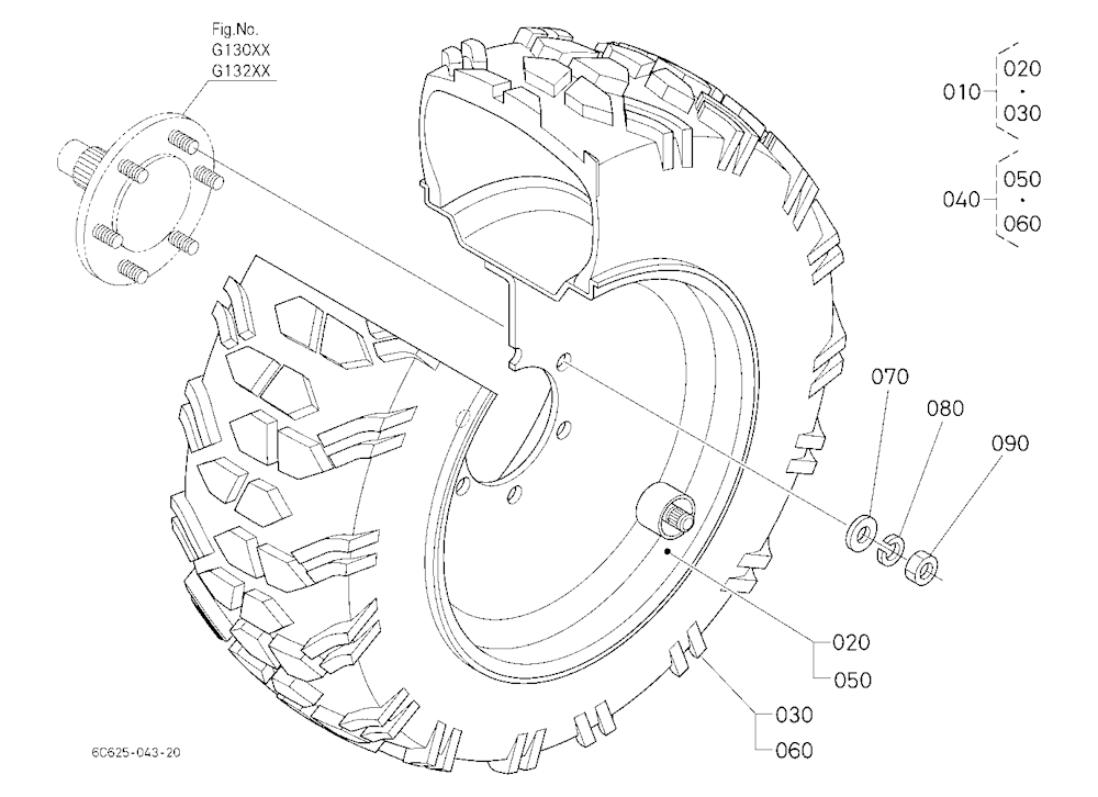 Front Wheel (23*8.50-12)