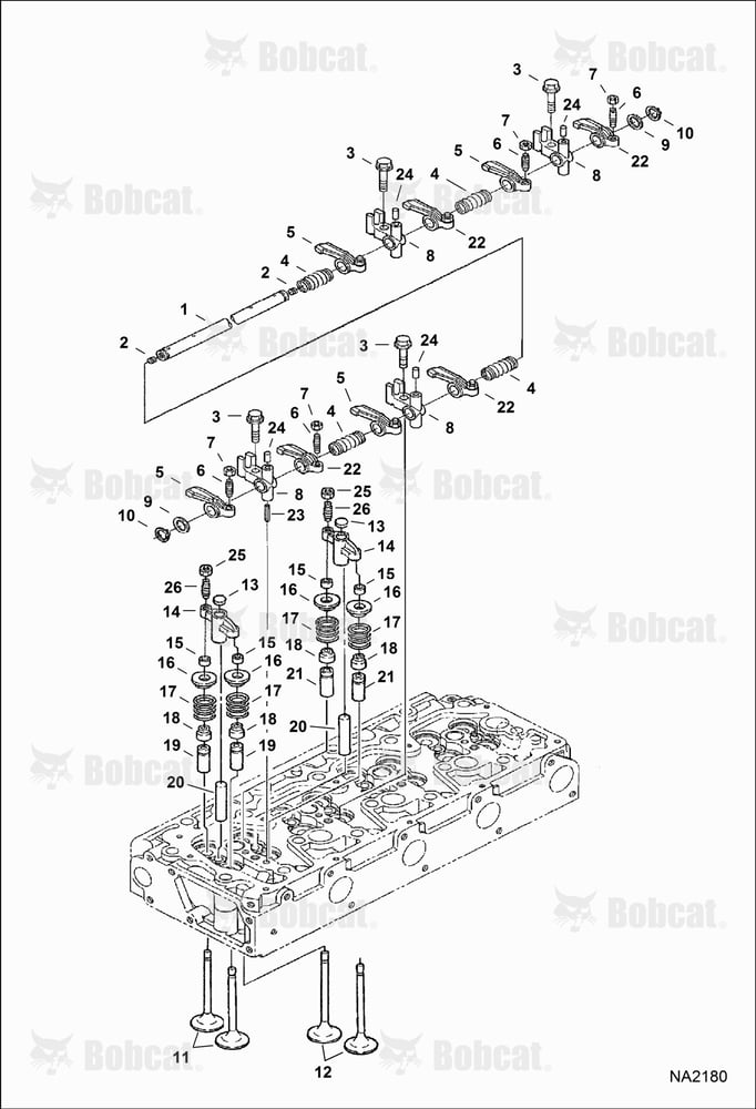 Valve & Rocker Arm (Kubota)