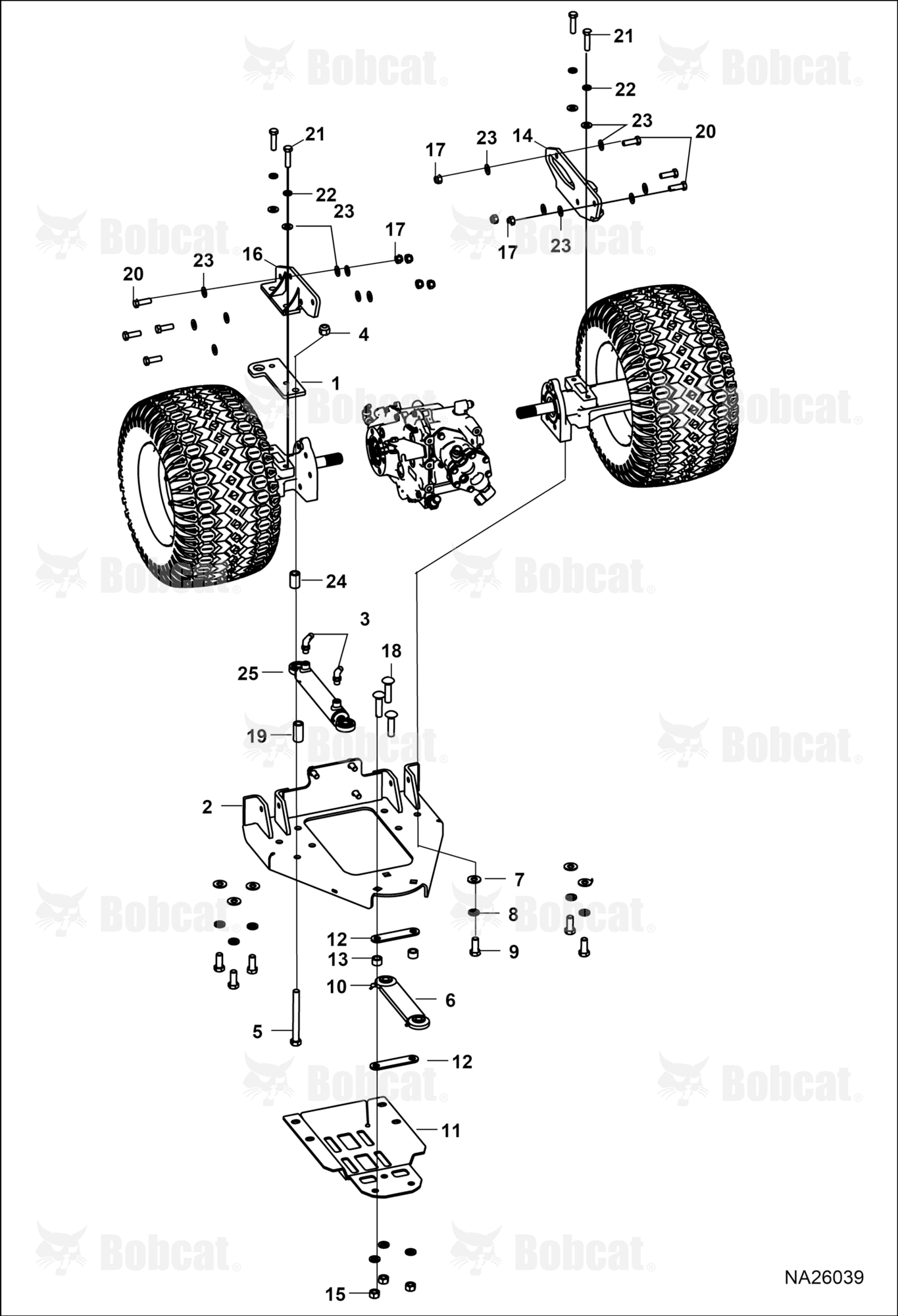 Front Axle Support Assembly