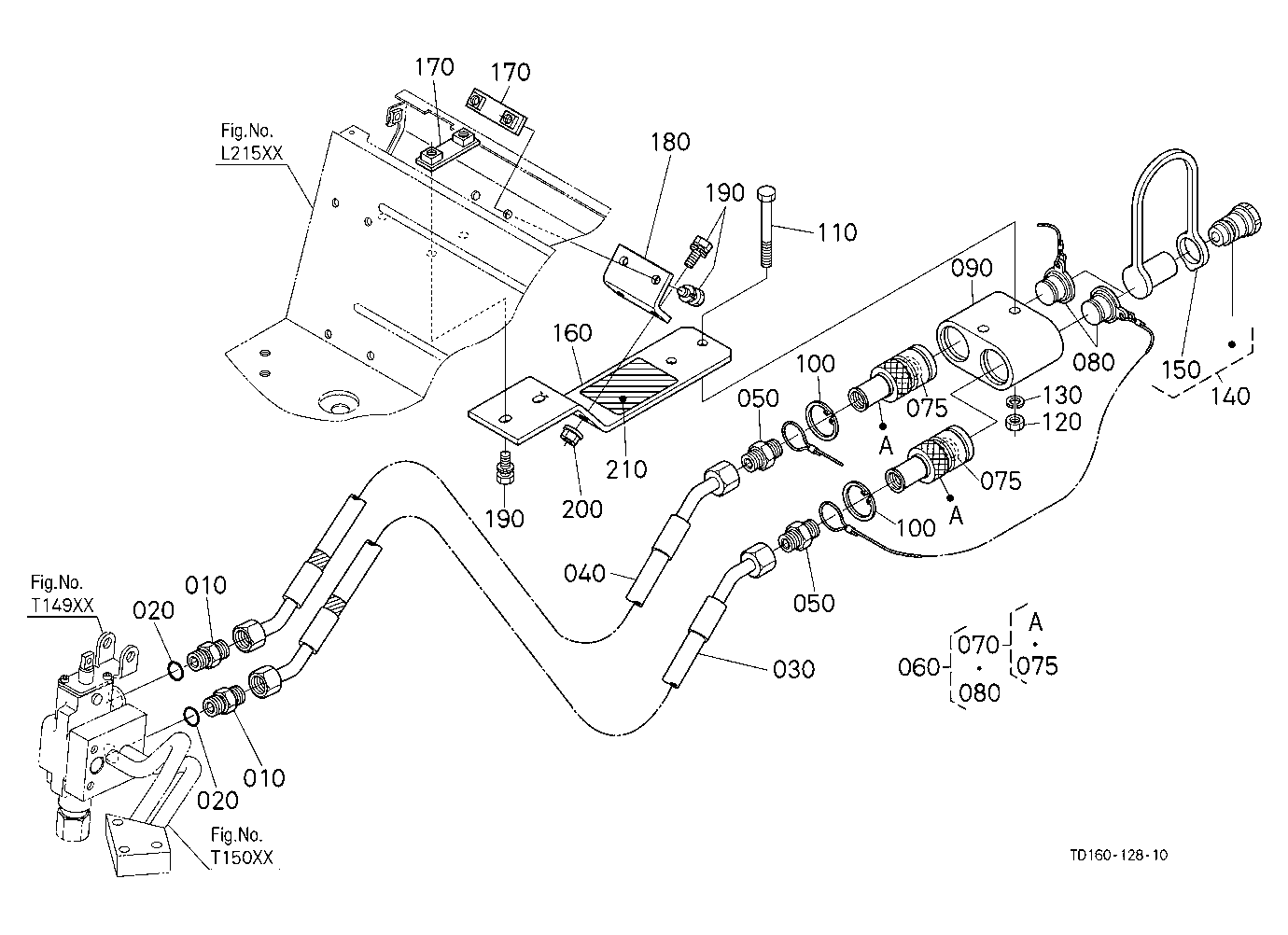 Auxiliary Control Valve Coupler (1St) (W/G No.L833