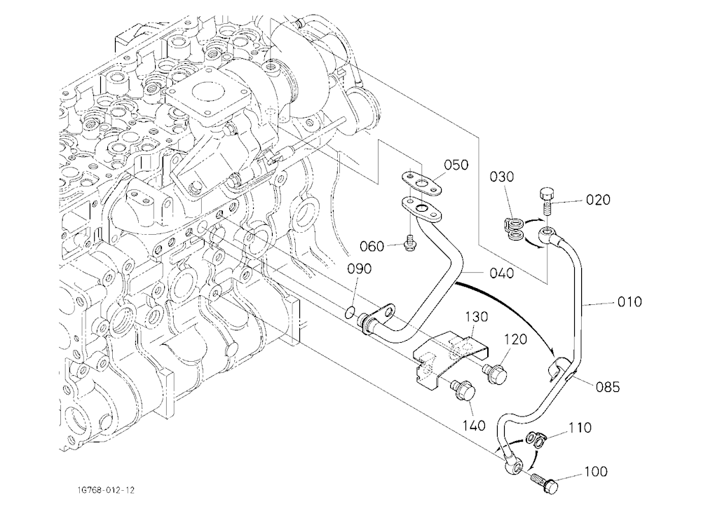 Oil Pipe (Turbo Charger)