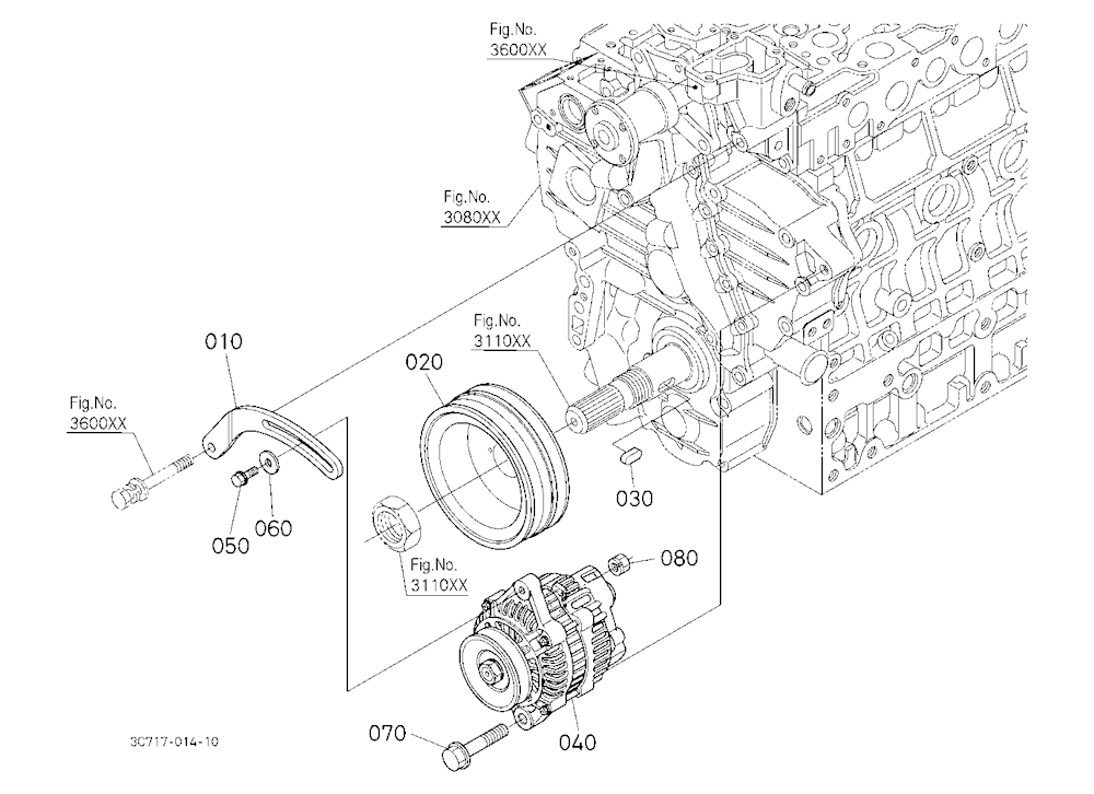 Alternator [Component Parts](Not For Reman Unit)