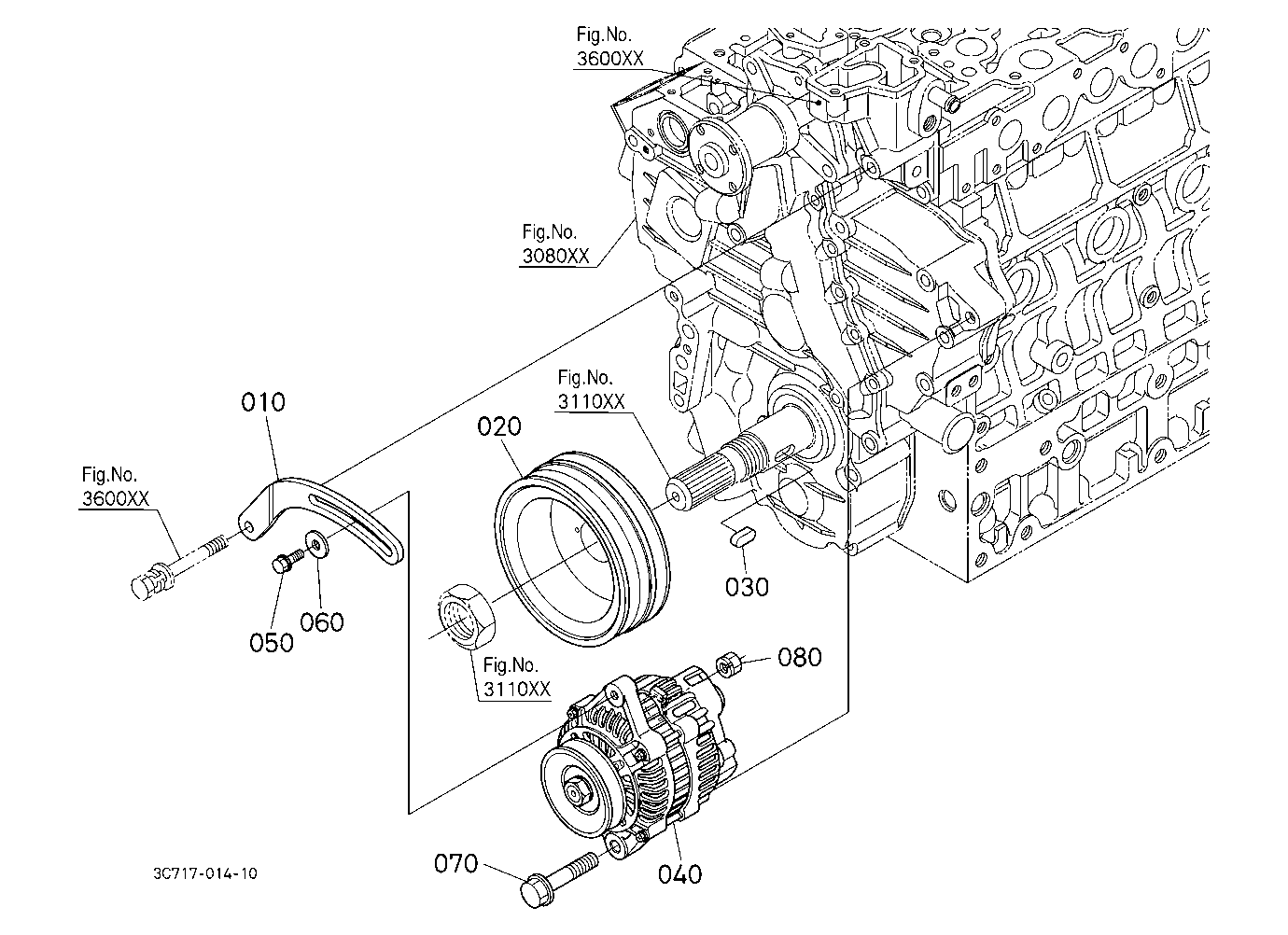 Alternator [Component Parts](Not For Reman Unit)