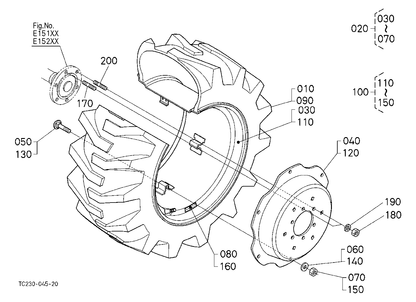 Rear Wheel (17.5L-24)