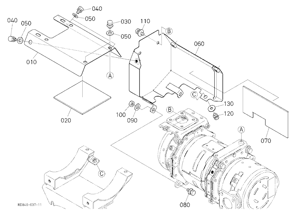 Diesel Particulate Filter Muffler Cover