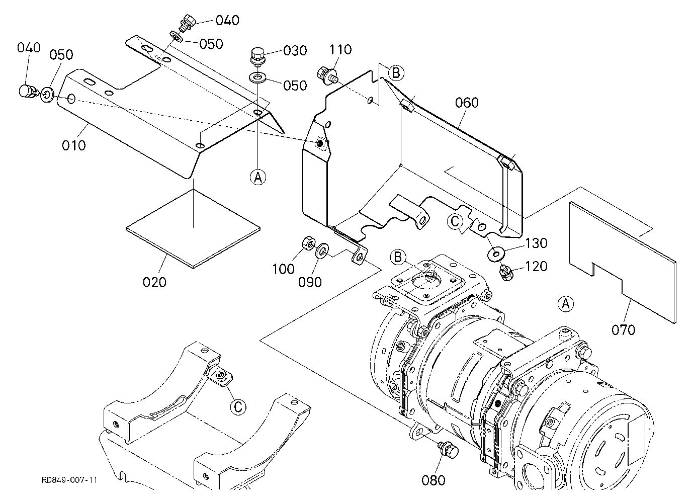 Diesel Particulate Filter Muffler Cover