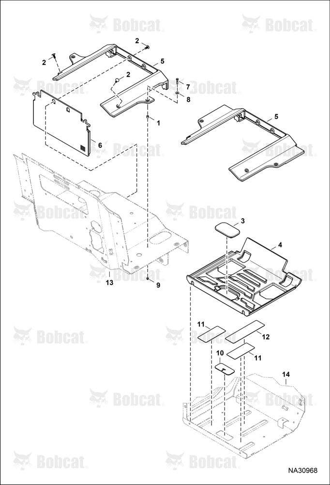 CAB Insulation (2-Piece Seat Pan Insulation)