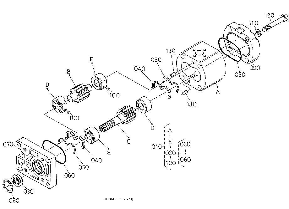 Hydraulic Pomp (Swing) [Component Parts]