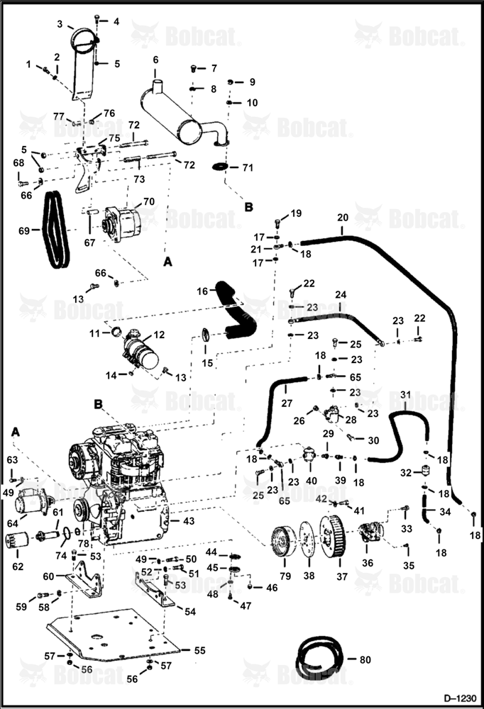Engine & Attaching Parts